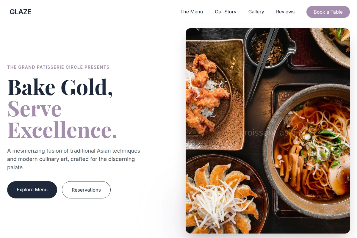 Glaze Asian Fusion Food