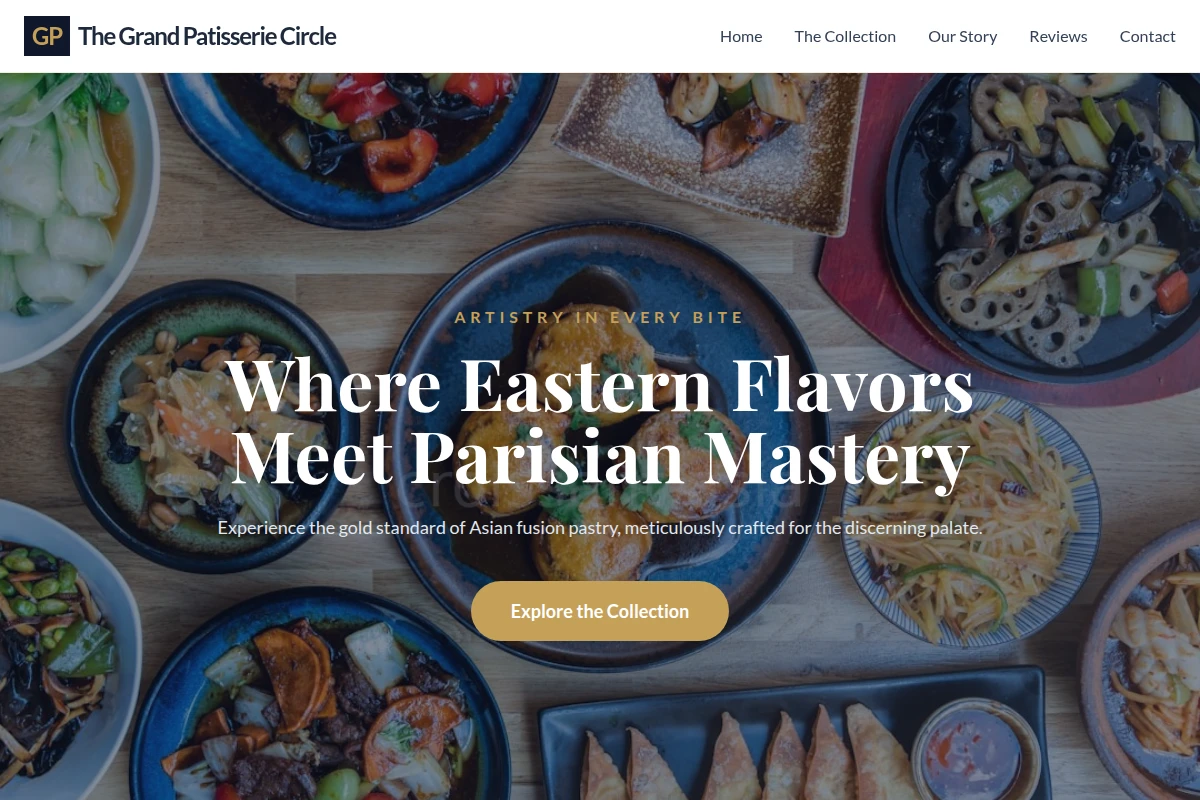 Pastry Asian Fusion Food