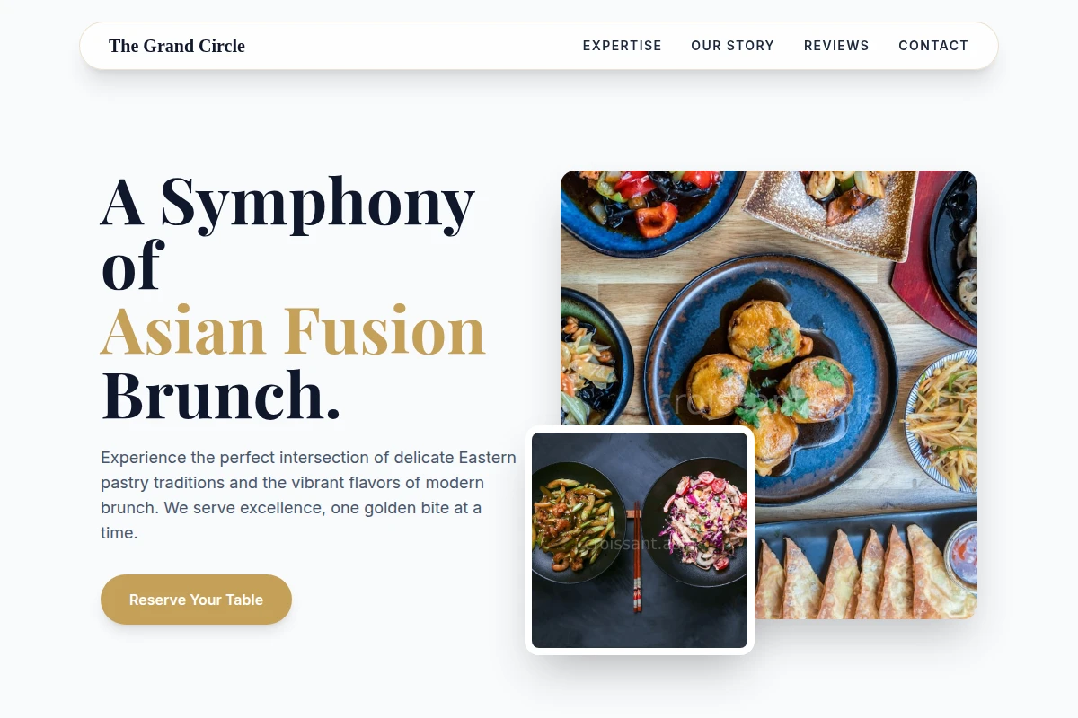 Brunch Asian Fusion Food