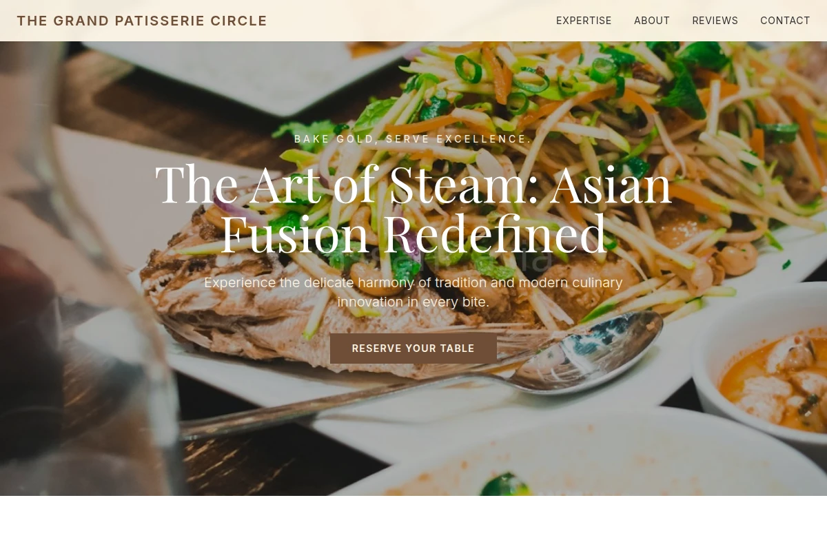 Steam Asian Fusion Food